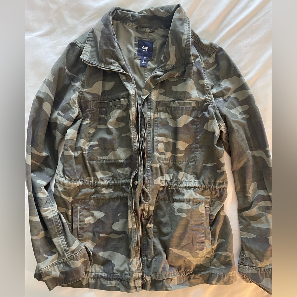 Army print jacket